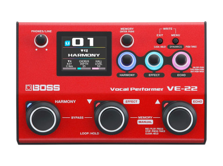 Boss VE-22 Vocal Performer Effects Processor