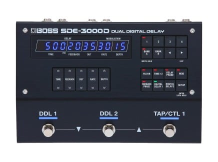 Boss SDE-3000D Dual Digital Delay Pedal