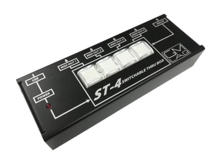 Crumar ST-4 Switchable MIDI Thru Box