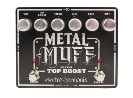 Electro-Harmonix Metal Muff Distortion w/ Top Boost Pedal [USED]