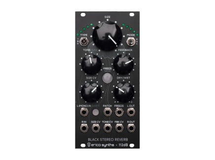 Erica Black Stereo Reverb Effects Processor