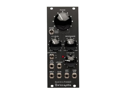 Erica Synths Black K-Phaser Phase Shifter
