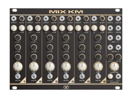 Feedback Modules MIX KM 6-Channel Stereo Mixer