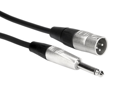 Hosa HPX-020 REAN 1/4" TS to XLRM Cable - 20FT