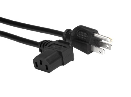 Hosa PWC-100R Right-Angle IEC Power Cable