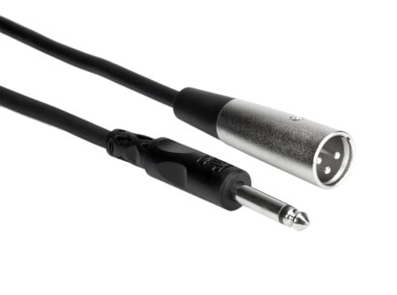 Hosa PXM-120 1/4" TS to XLRM Cable - 20FT