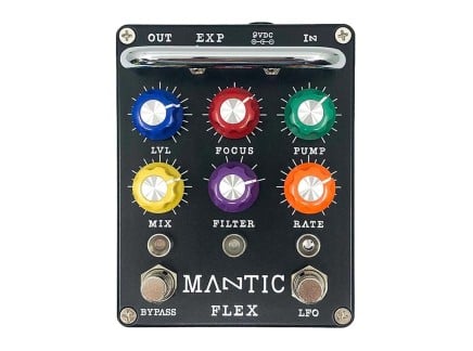 Mantic Flex Pro Fuzz + PLL Pedal (Black)