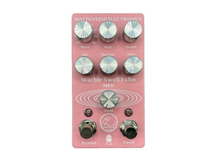 Mattoverse Warble Swell Echo MKII Delay (Pink)