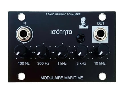 Modulaire Maritime Isótita 1U 5-Band Equalizer