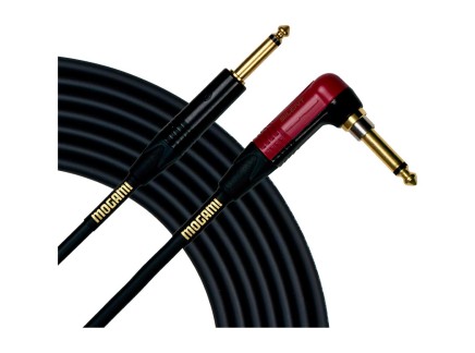 Mogami Gold Straight-Silent Angled 1/4" Cable