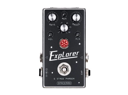 Spaceman Explorer 6-Stage Phaser Pedal (Silver)