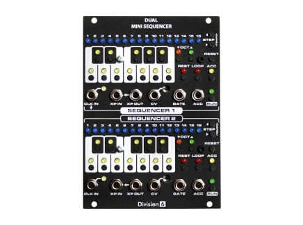 Division 6 Dual Mini Sequencer, front view