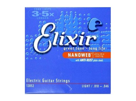 12052 NanoWeb Light Electric Guitar Strings