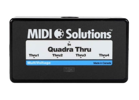 Quadra Thru 4 Output MIDI Thru Box