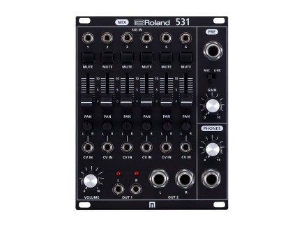 Roland System-500 531 Mixer module, front view