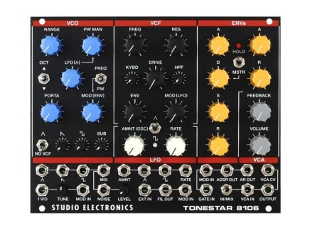 Studio Electronics Tonestar 8106 Eurorack (Black Panel)